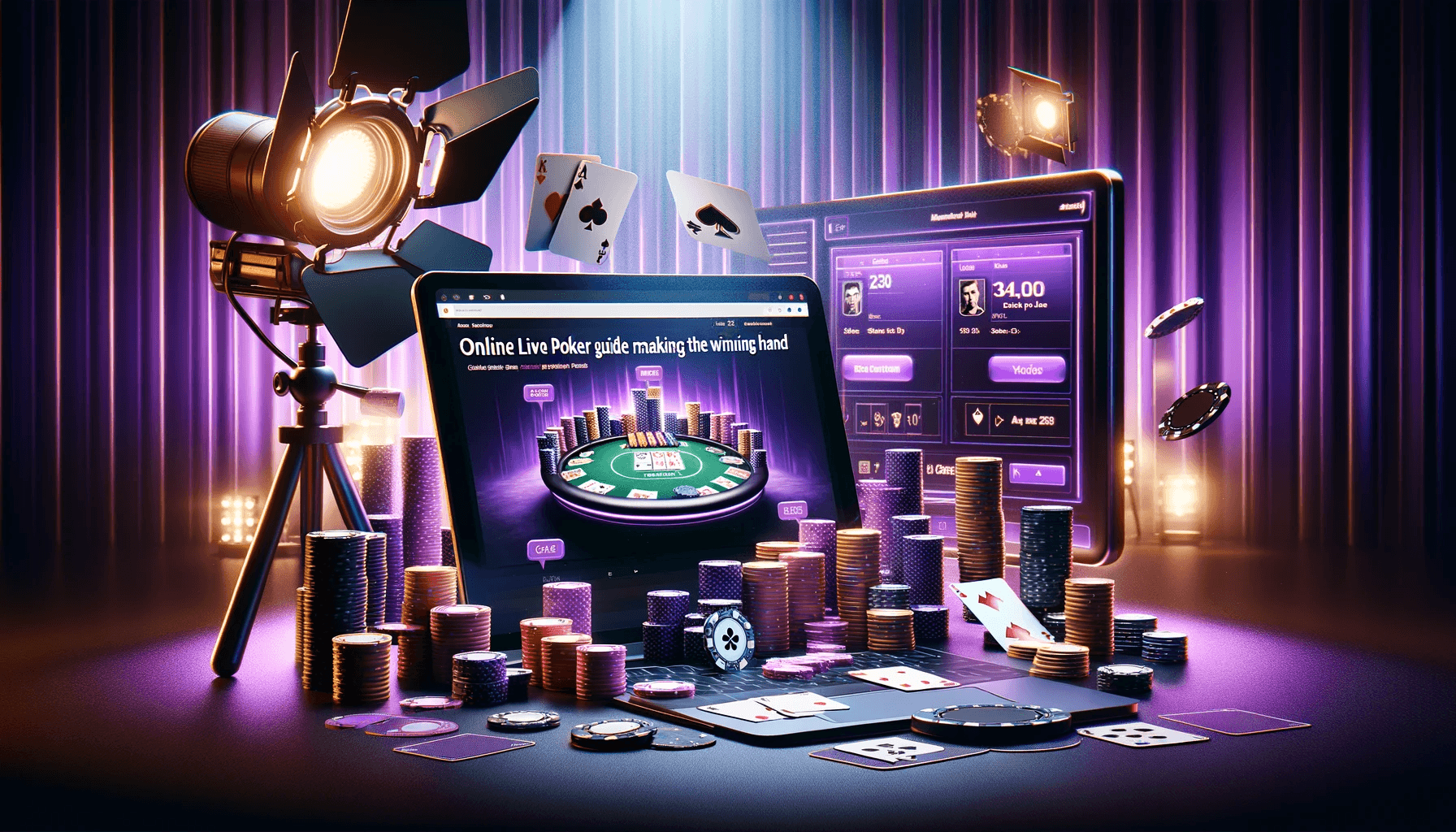 Online Live Poker Guide for Making the Winning Hand image